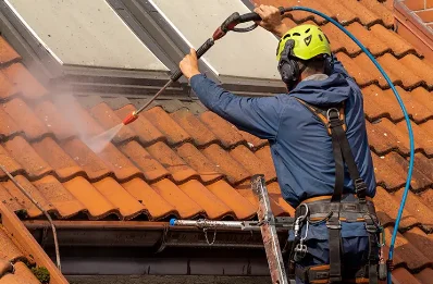 Démoussage et hydrofuge de toiture à Montsérié